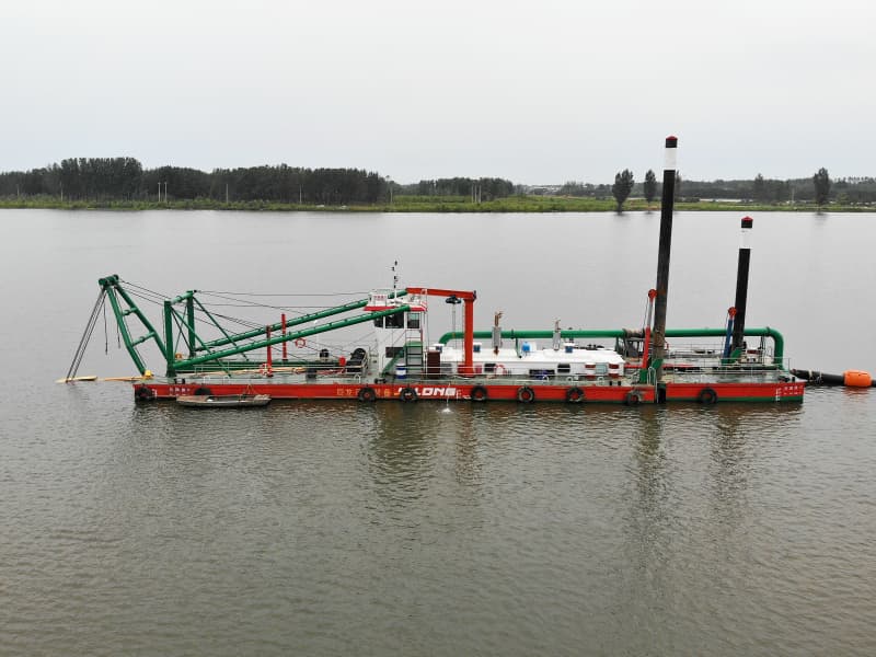 Draga hidráulica de succión con cortador JLCSD500 de 20 pulgadas y 4000 m³/h para dragado y minería.