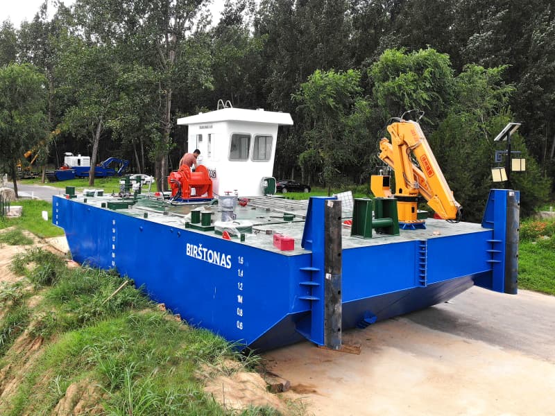 Embarcación de trabajo multifunción, servicio de transporte, barcaza empujadora, remolcador